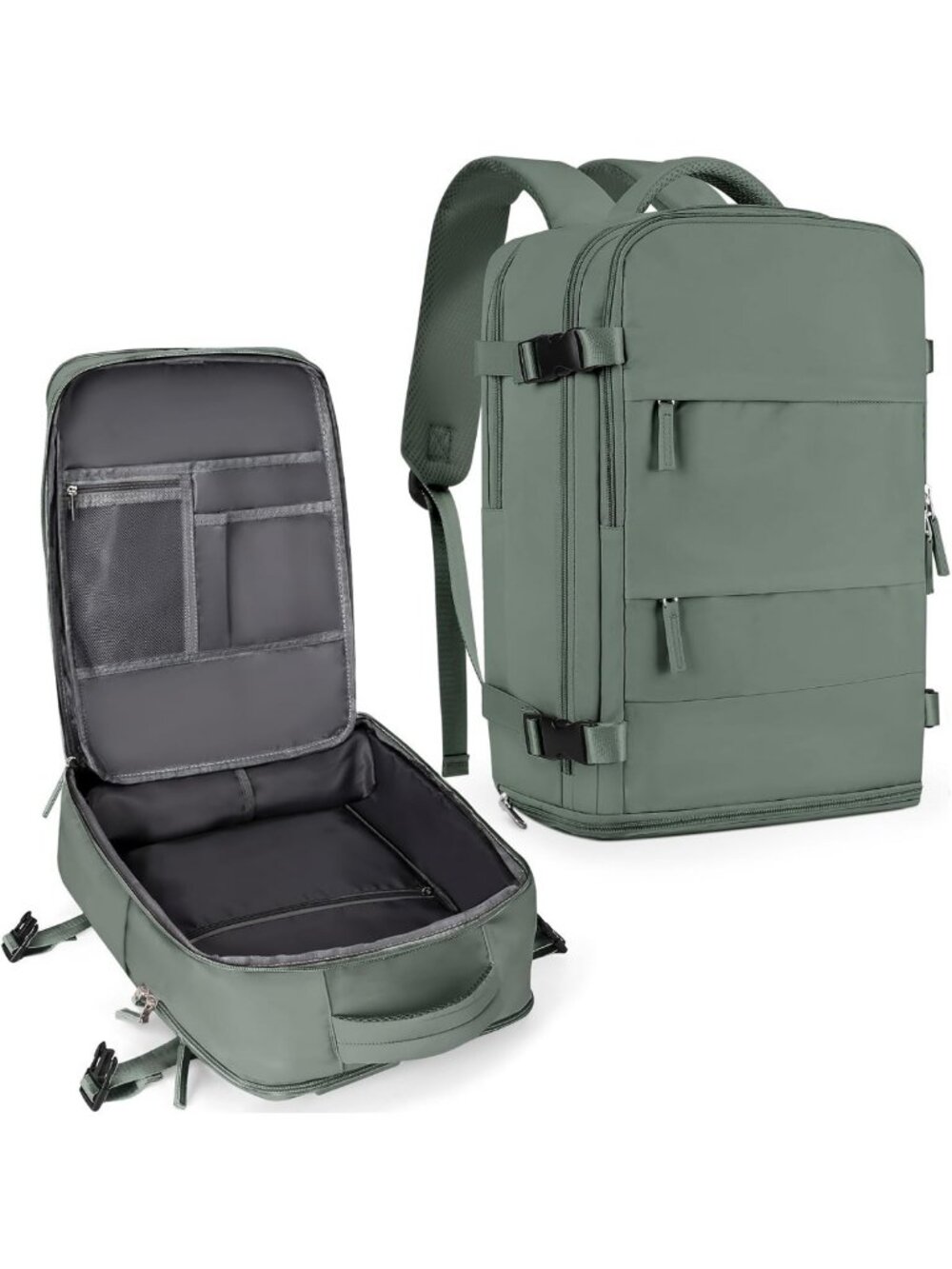 Large Waterproof Travel Backpack for Men & Women, Flight Approved, 30L Daypack